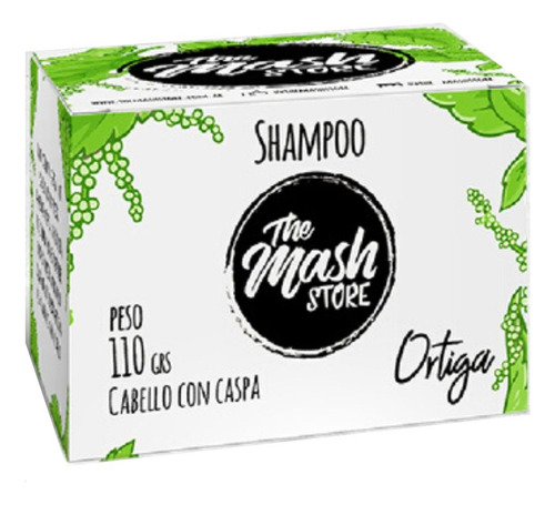 Shampoo Sólido 100% Natural The Mash Store - Ortiga X 110 G