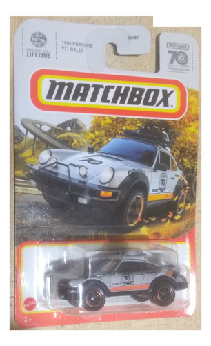 Matchbox 1985 Porsche 911 Rally Edicion Especial 70 Años