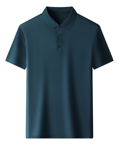 Polo De Seda De Hielo Para Hombre Playera Transpirable