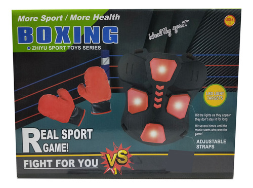 Guantes Y Chaleco De Box Con Luz Led 3aa, En Caja