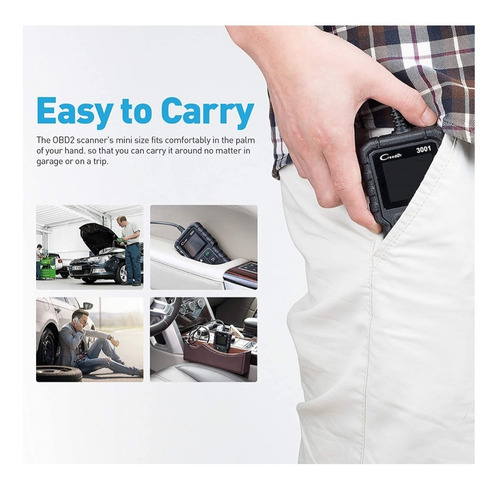 Imagen 4 de 9 de Escaner Launch Creader 3001 Obd2 Lector Automotriz Scanner