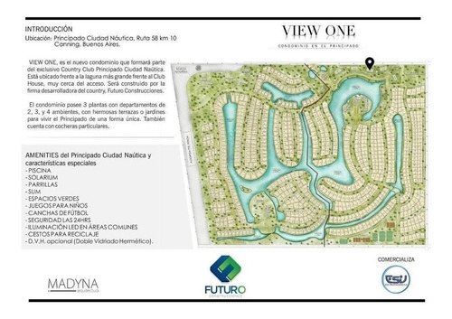 Imagen 9 de 18 de Dpto Venta 4 Ambientes Canning Vista Lago