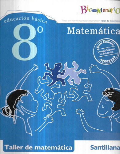 Matemática 8° Ed. Básica Taller Santillana Bicentenario