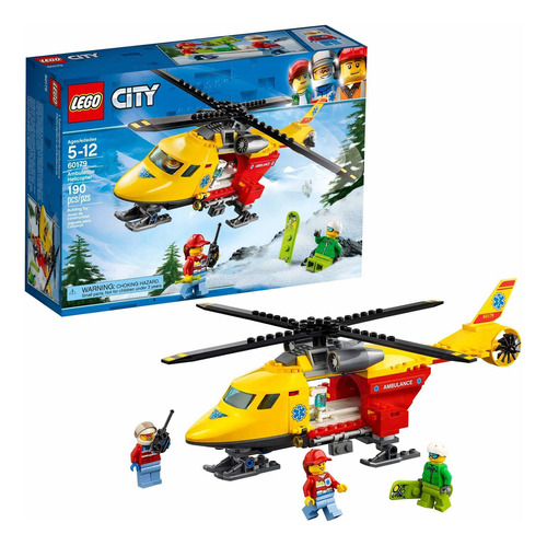 Figuras Para Armar Lego City Ambulance Helicóptero 6017 Fgr