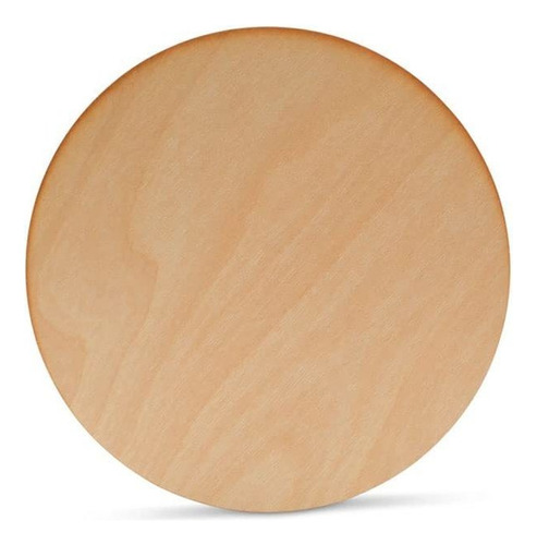 Disco Circular De Madera De 7 Pulgadas De Diámetro, 18...