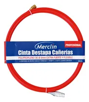 Comprar Cinta Destapa Cañerias Merclin 9mm X 5 Metros Puntas Acero