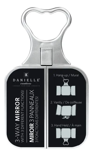 Espejo De Maquillaje Danielle Creations Plegable En 3 Direcc