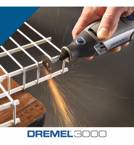 Imagen 4 de 7 de Minitorno Dremel 130w Serie 3000 10 Accesorios Mini Torno