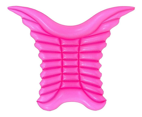 Inflable Colchoneta Alas Ángel Flotador Gigante Pileta 200cm Color Rosa