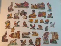 Comprar Antiguas Figuritas Cromos Victorianos 30 Animales Y Cuentos