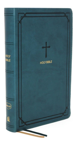Imagen 2 de 10 de Biblia En Inglés New King James Deluxe Tamaño Compacto Aqua