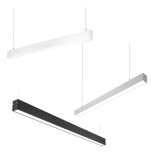 Lampara Led 180cm 54w Adosar/colgar Luz A Elección I Nido