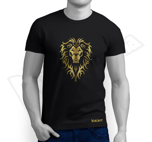 Camiseta Para Hombre World Of Warcraft Alliance Videojuegos