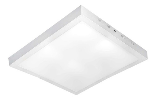 Luminária Plafon Led 48w 60x60 Sobrepor Branco Frio