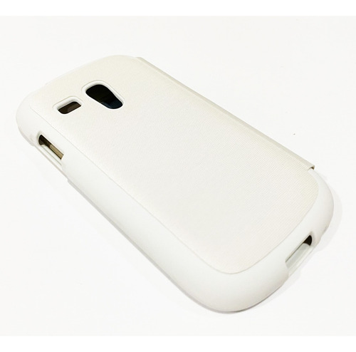 Funda Flip Cover Para Samsung Galaxy S4 Blanco