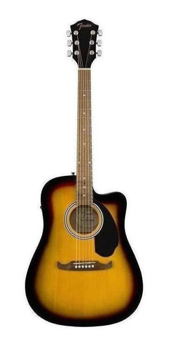 Fender Guitarra Electroacústica Fa-125ce Dreadnought Sunburs