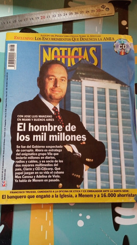 Revista Noticias  Cabezas Yabran Amia 27 09 1997 N1083 