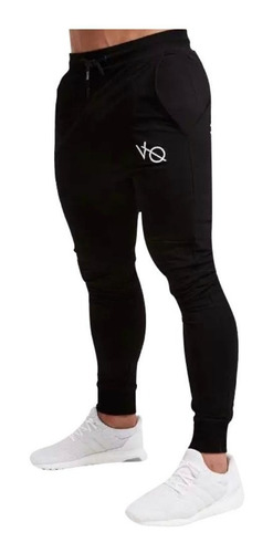 Imagen 1 de 10 de Pants Jogger Deportivo Slim Fit Vanquish Fitness V Q Bordado