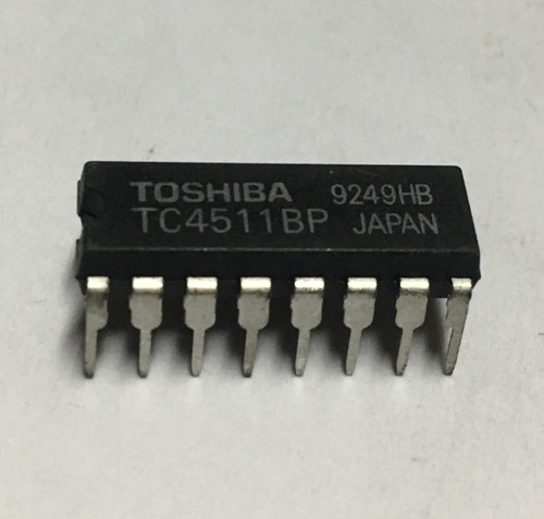 Nte 4511 C.i. Cmos 16 Pin Toshiba Tc4511bp Nte4511b 