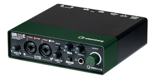 Steinberg Ur22c 2 X 2 Usb 3.0 Interfaz De Audio Color Verde