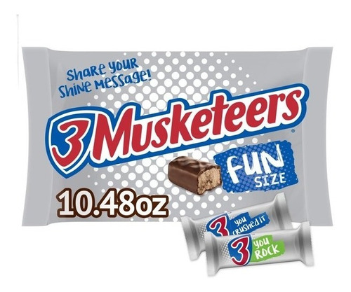 3 Musketeers Barras De Caramelo De Chocolate 297gr