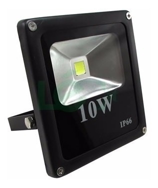 Imagen 2 de 5 de Reflector Led 10w Blanco Bajo Consumo Alta Potencia Exterior