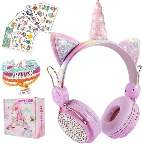 Unicorn Kids Auriculares  Para Niñas, Auriculares Inal...