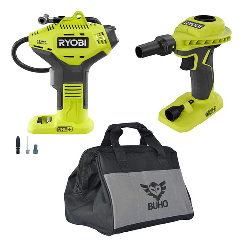 Inflador De Bomba De Neumáticos Portátil Ryobi P737 C...