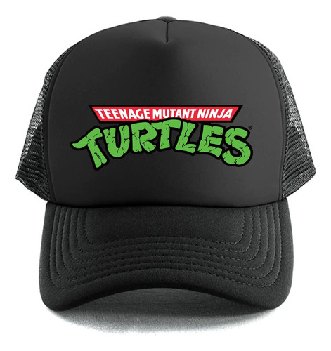 Gorra Trucker Poliester Tortugas Ninja Logo Comics Años 90