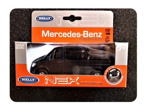 Modelo de coche compatible con Mercedes Benz Sprinter Traveliner Welly color champán metálico 12 cm