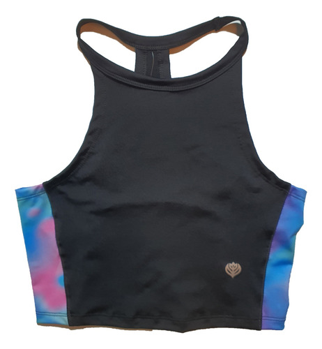 Top Team Gear Running Mujer Flow Negro-multicolor Ras