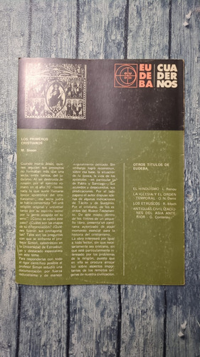 Los Primeros Cristianos - M. Simon (Usado)