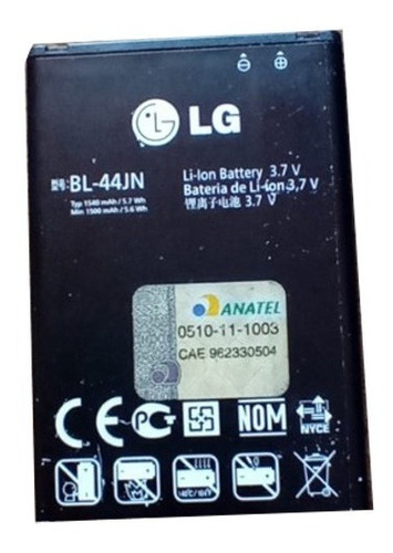 Bateria Original LG L1 L3 L5 Bl-44jn Nova Envio Imediato