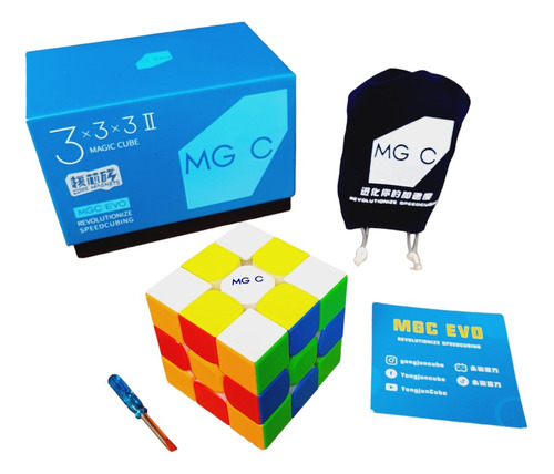 Mgc Evo V2 Ballcore Cubo Rubik 3x3 Moyu Yj Velocidad 