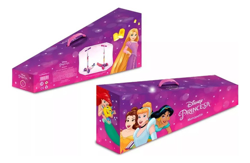 Monopatin Infantil Disney Princesas 3 Ruedas Con Luces Lanus