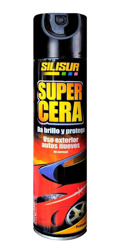 Super Cera Para Auto En Aerosol Silisur 260grs