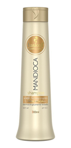 Shampoo Mandioca Para Cabelos Opacos 300ml Haskell
