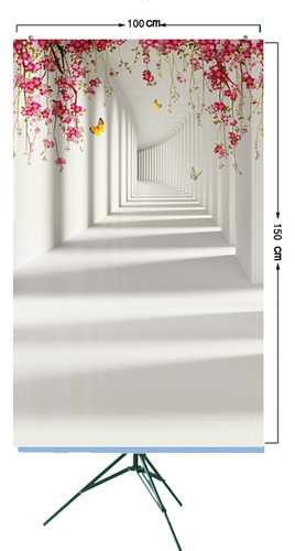 Fondo Fotográfico 3d, Tela De Flores, Fondo De Fotografía, P