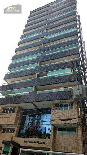 Imagem 1 de 30 de Apartamento Com 3 Dormitórios À Venda, 124 M² Por R$ 580.000 - Canto Do Forte - Praia Grande/sp - Ap2714