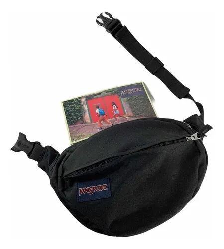 Mochila Cangurera Jansport Fifth Avenue Negro Look Trendy