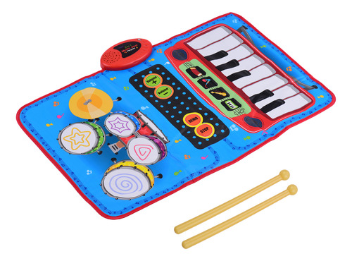 Tapete Musical Toys Kids Para Niños Con Piano 2 En 1 Y Para