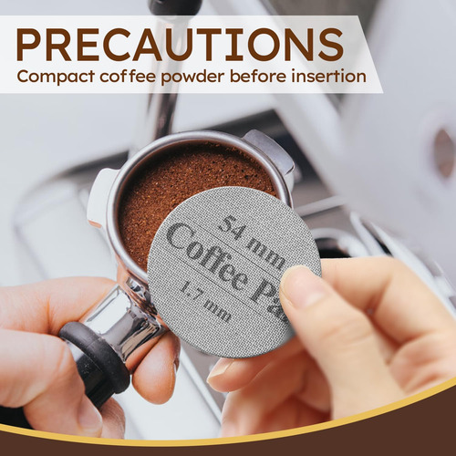 Malla Puck 54mm, Malla Filtro Espresso Para Portafi...