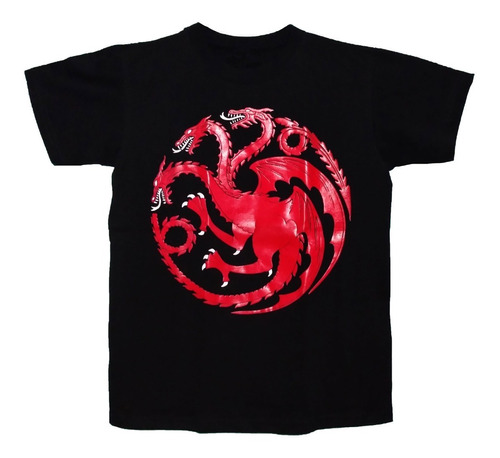 Game Of Thrones Camiseta Logo Casa Targaryen 