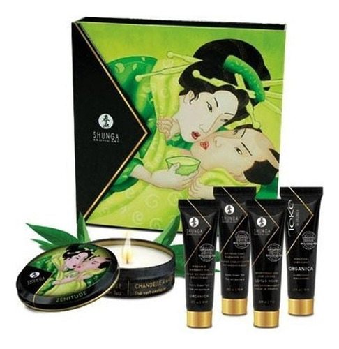 Kit Secretos De La Geisha Organico Shunga Te Verde