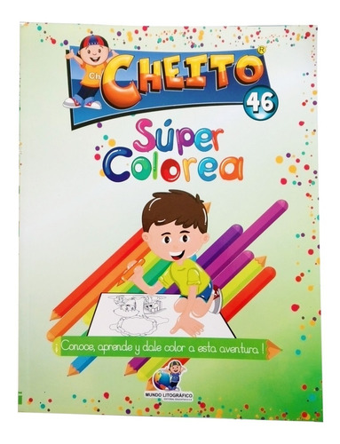 Cartilla Libro Cheito Super Colorea Para Niños