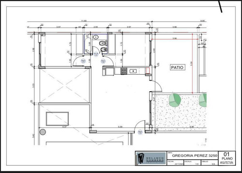 Departamento - Colegiales - Tres Ambientes