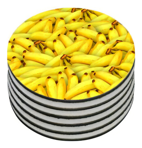 Portavasos de fruta redondo Deluzz, 8 x 8 cm, 8 unidades