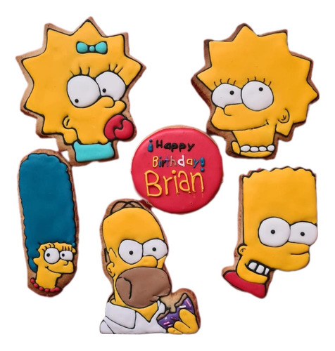 Galletas Irresistibles De Los Simpson Sabor Vainilla Premium