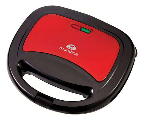 Sandwichera Tostadora Electrica Mandine V1120a Colo Rojo