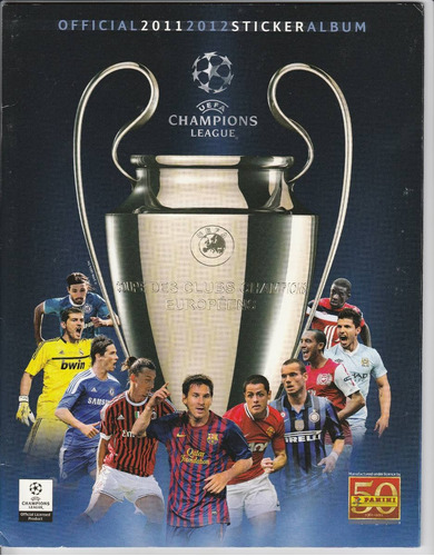 Album Uefa Champions League 2011/2012  Completo A Pegar